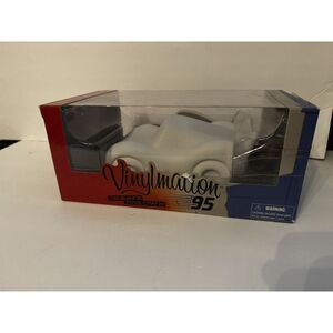 Vinylmation Create Your Own Blank Disney Lighting McQueen White New Box RARE 9"
